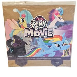 My Little Pony The Movie Store Display Sign 14x16 Hasbro Rainbow Dash 2017 Promo